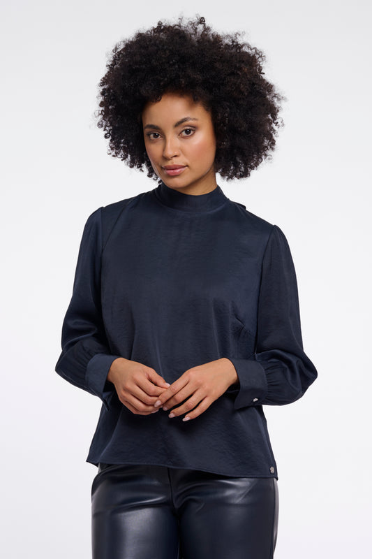 Camicia donna art. Bryanna Rino & Pelle Dark navy