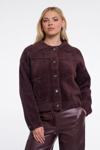 Giacca donna art. Bubbly Rino & Pelle Fudge cloak