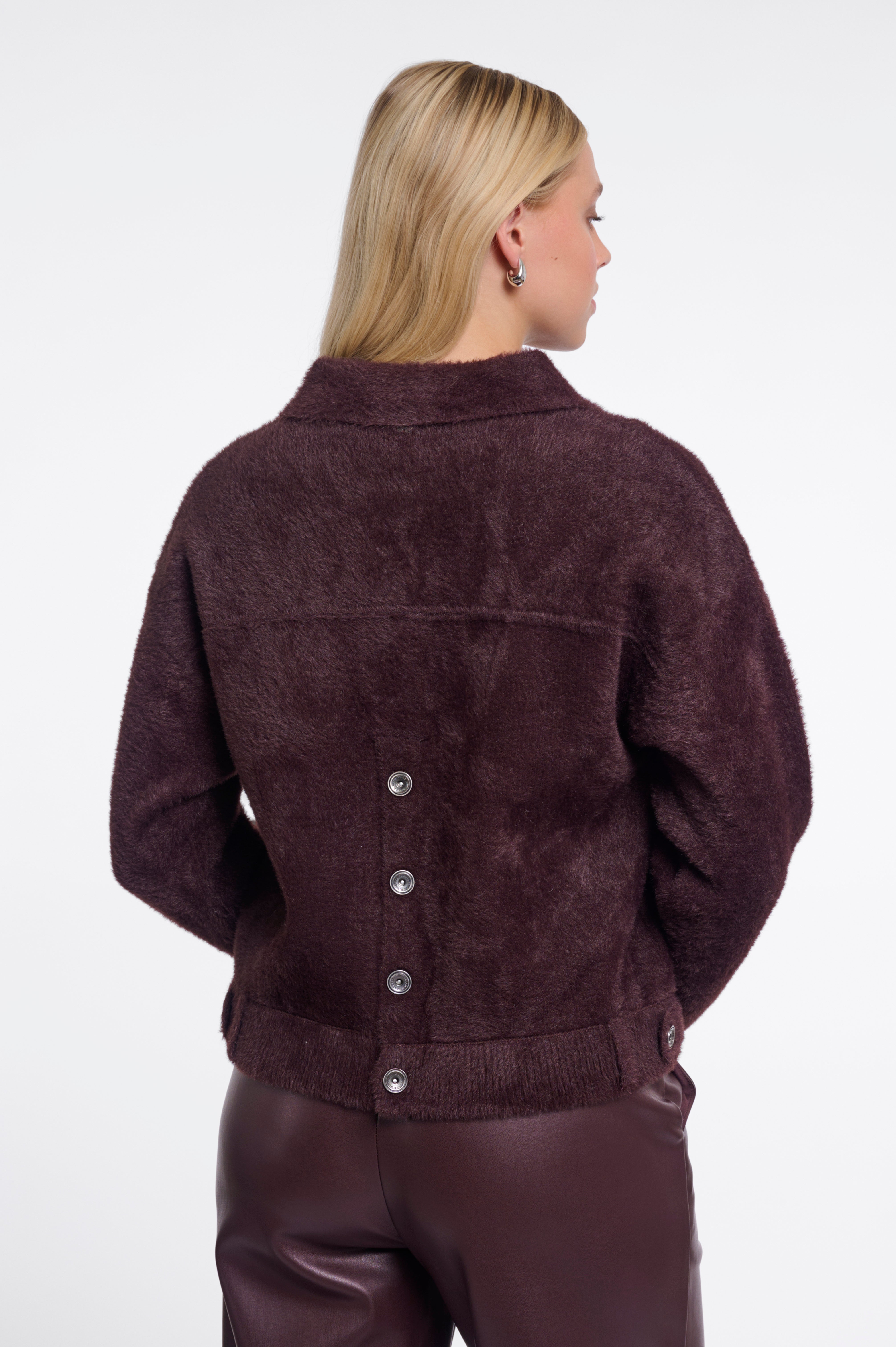 Giacca donna art. Bubbly Rino & Pelle Fudge cloak