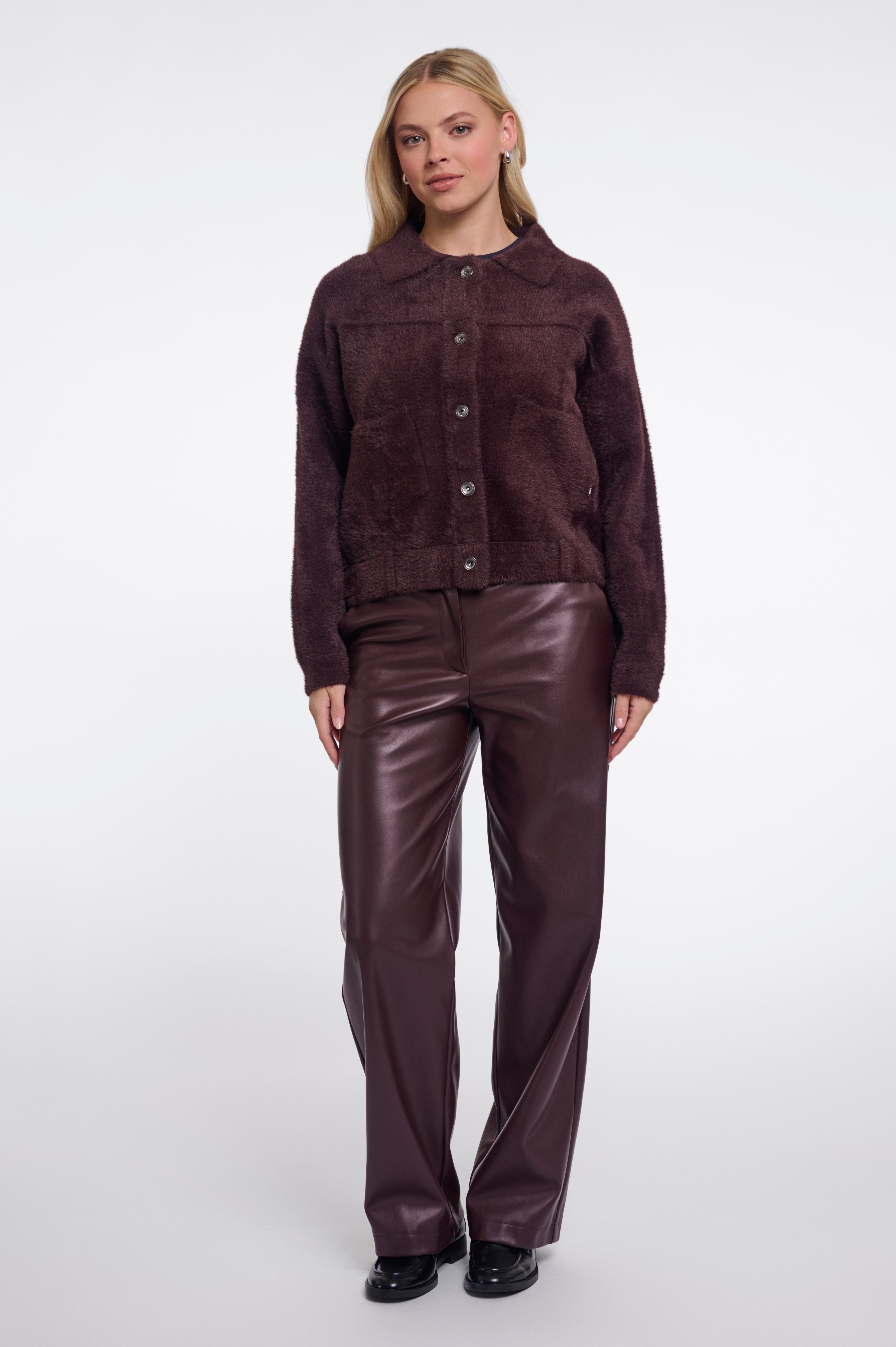 Giacca donna art. Bubbly Rino & Pelle Fudge cloak