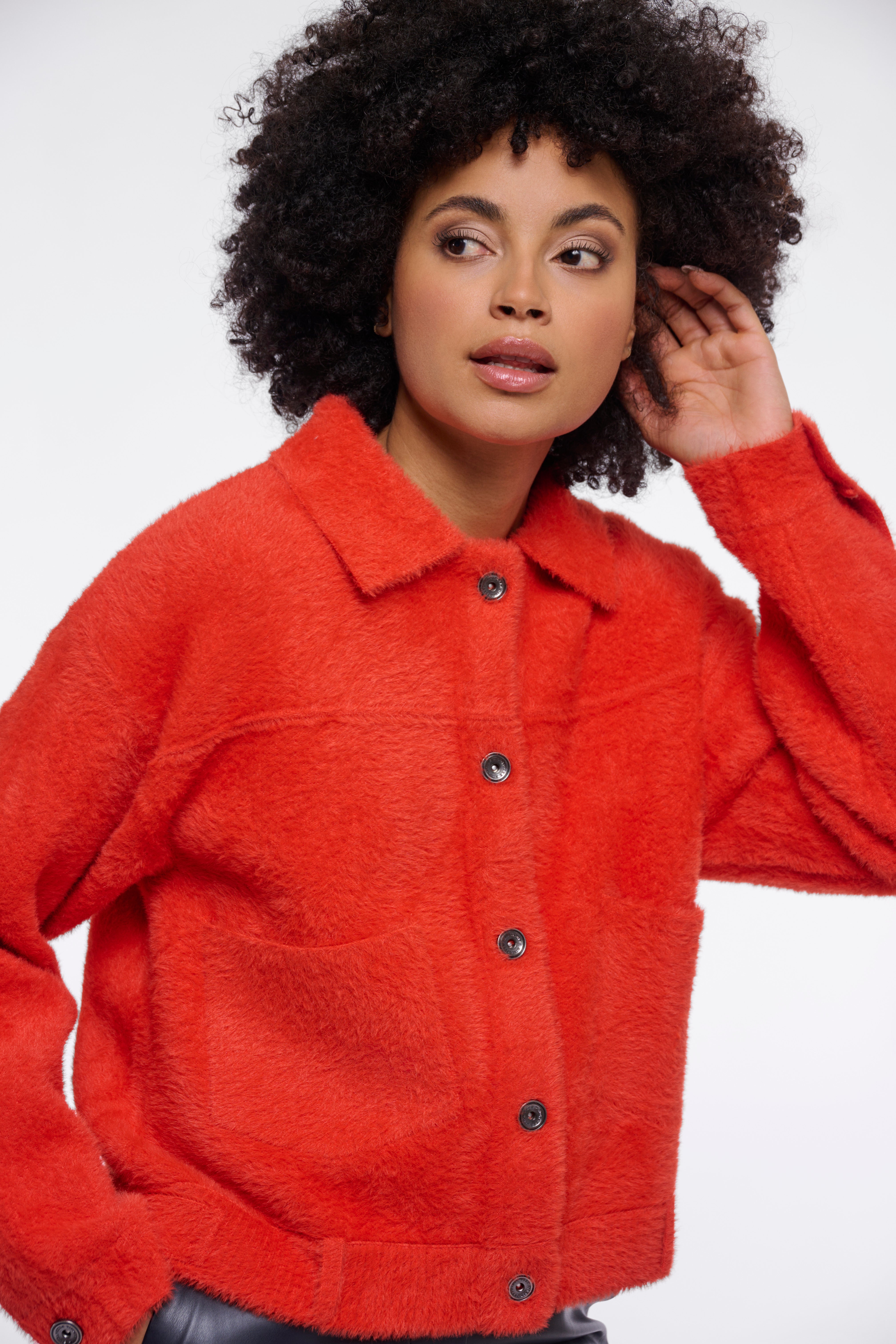 Giacca donna art. Bubbly Rino & Pelle Luminous red