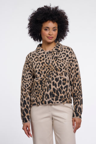 Giacca donna art. Bubbly Rino & Pelle Light leopard