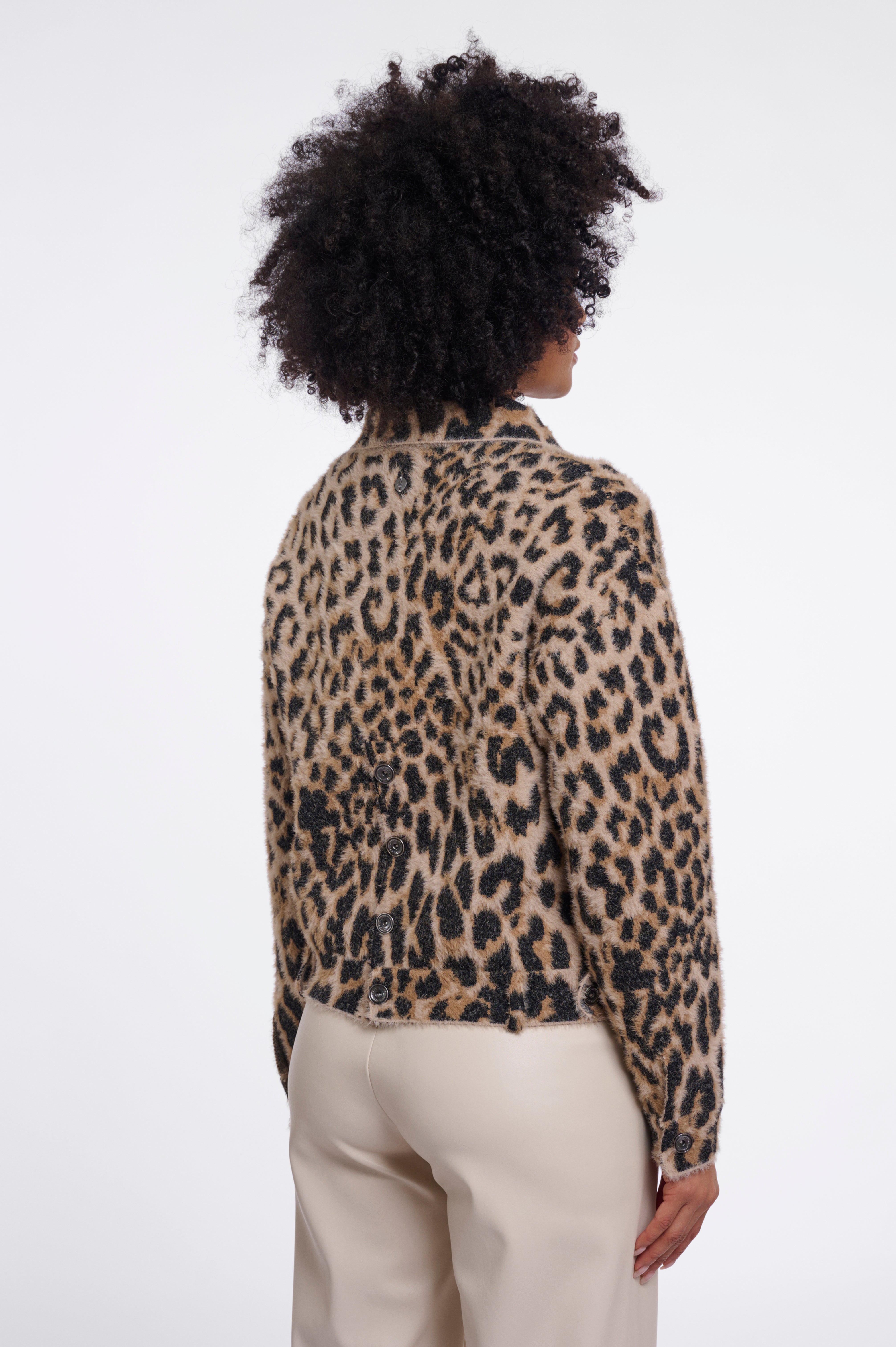 Giacca donna art. Bubbly Rino & Pelle Light leopard