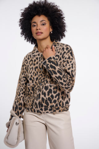 Giacca donna art. Bubbly Rino & Pelle Light leopard