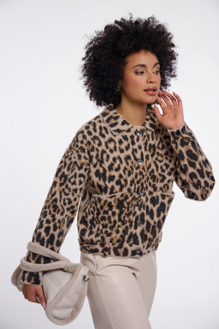 Giacca donna art. Bubbly Rino & Pelle Light leopard