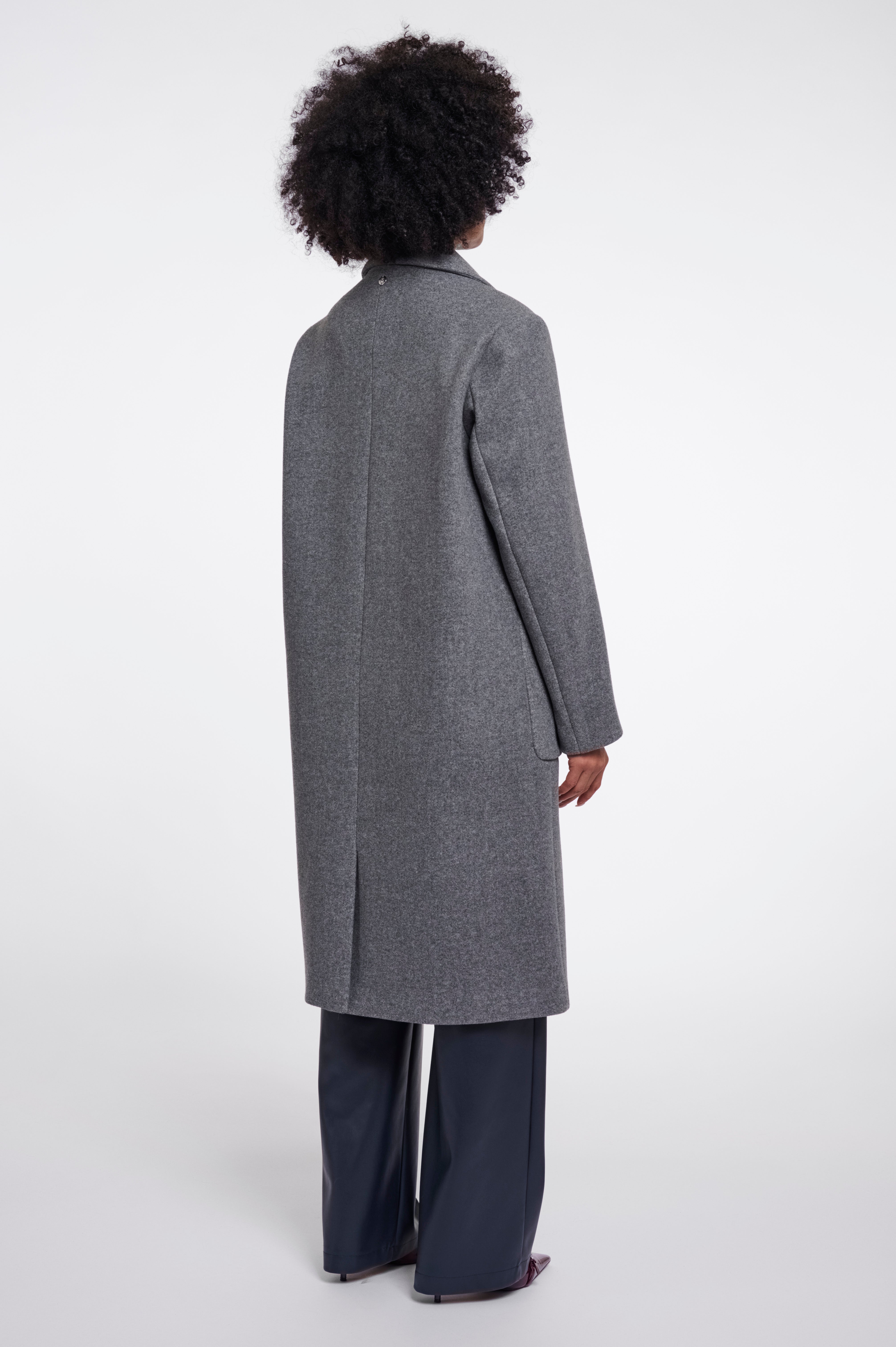 Cappotto donna art. Cecile Rino & Pelle Mid grey melange