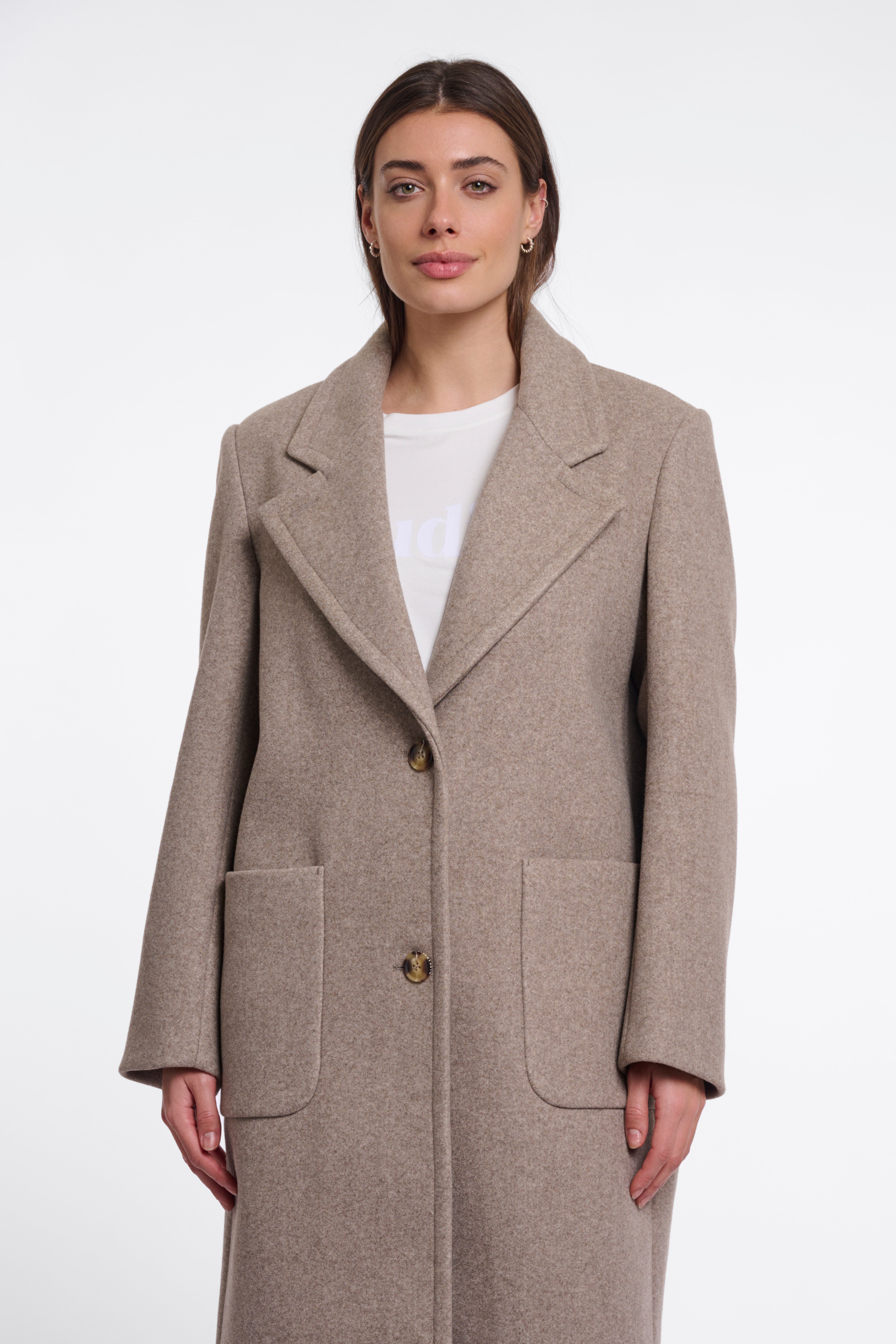 Cappotto donna art. Cecile Rino & Pelle Toffee melange