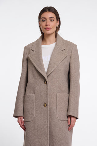 Cappotto donna art. Cecile Rino & Pelle Toffee melange