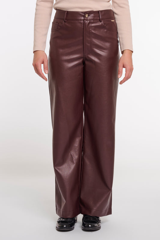 Pantaloni donna art. Corian regular Rino & Pelle Chocolate bean