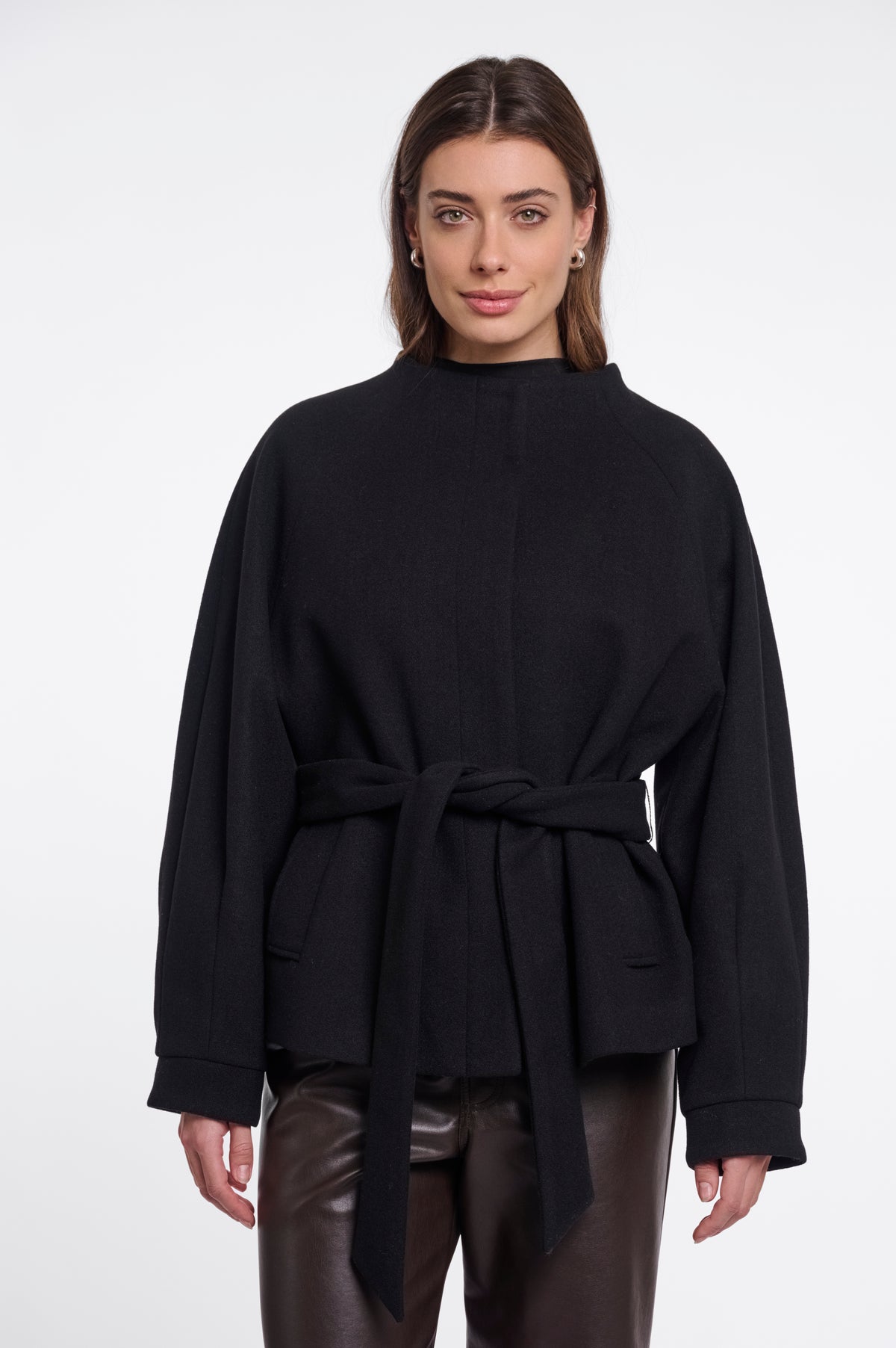 Cappotto donna art. Cornelia Rino & Pelle Black