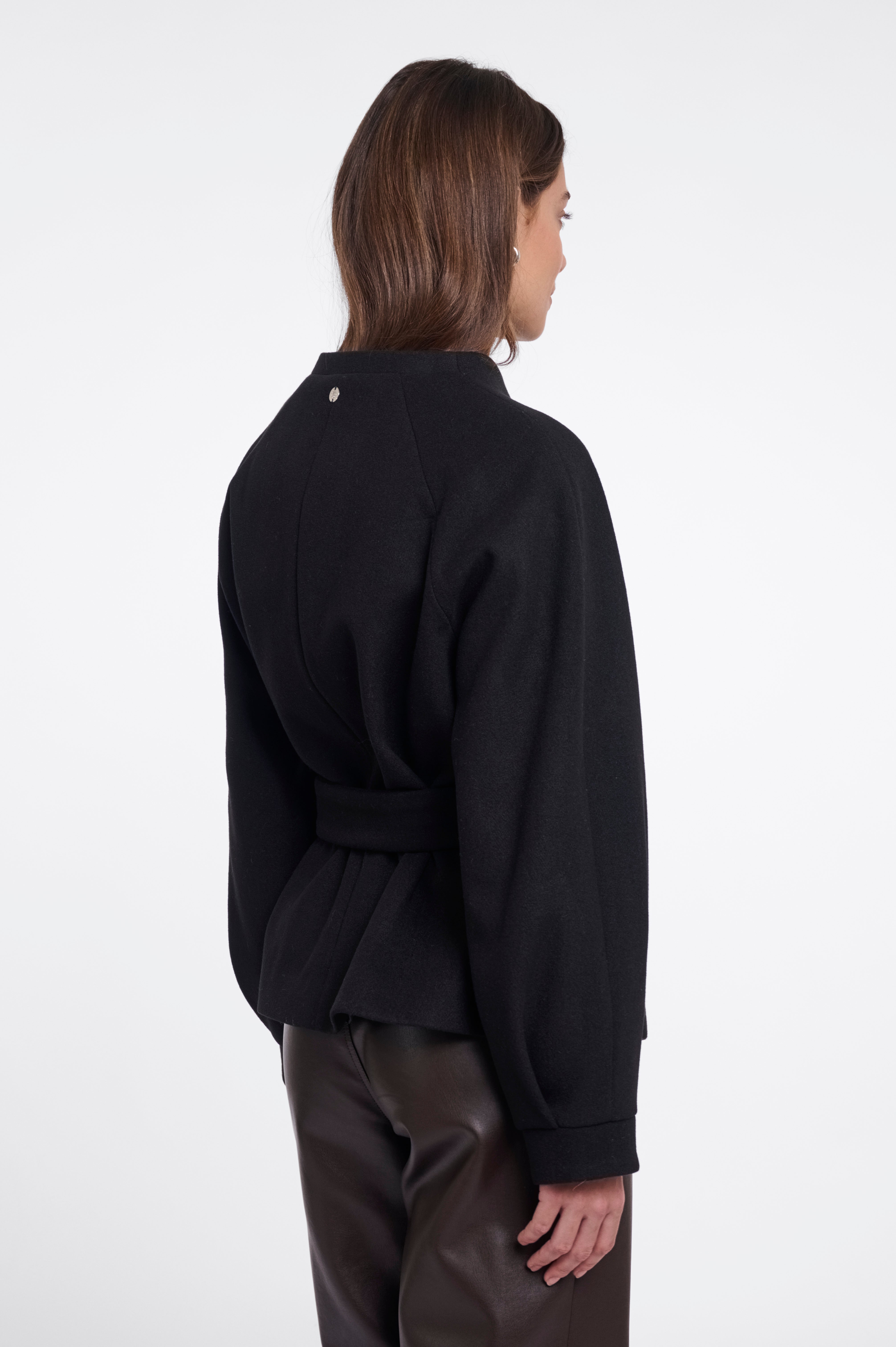 Cappotto donna art. Cornelia Rino & Pelle Black