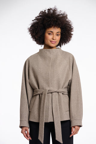 Cappotto donna art. Cornelia Rino & Pelle Toffee melange