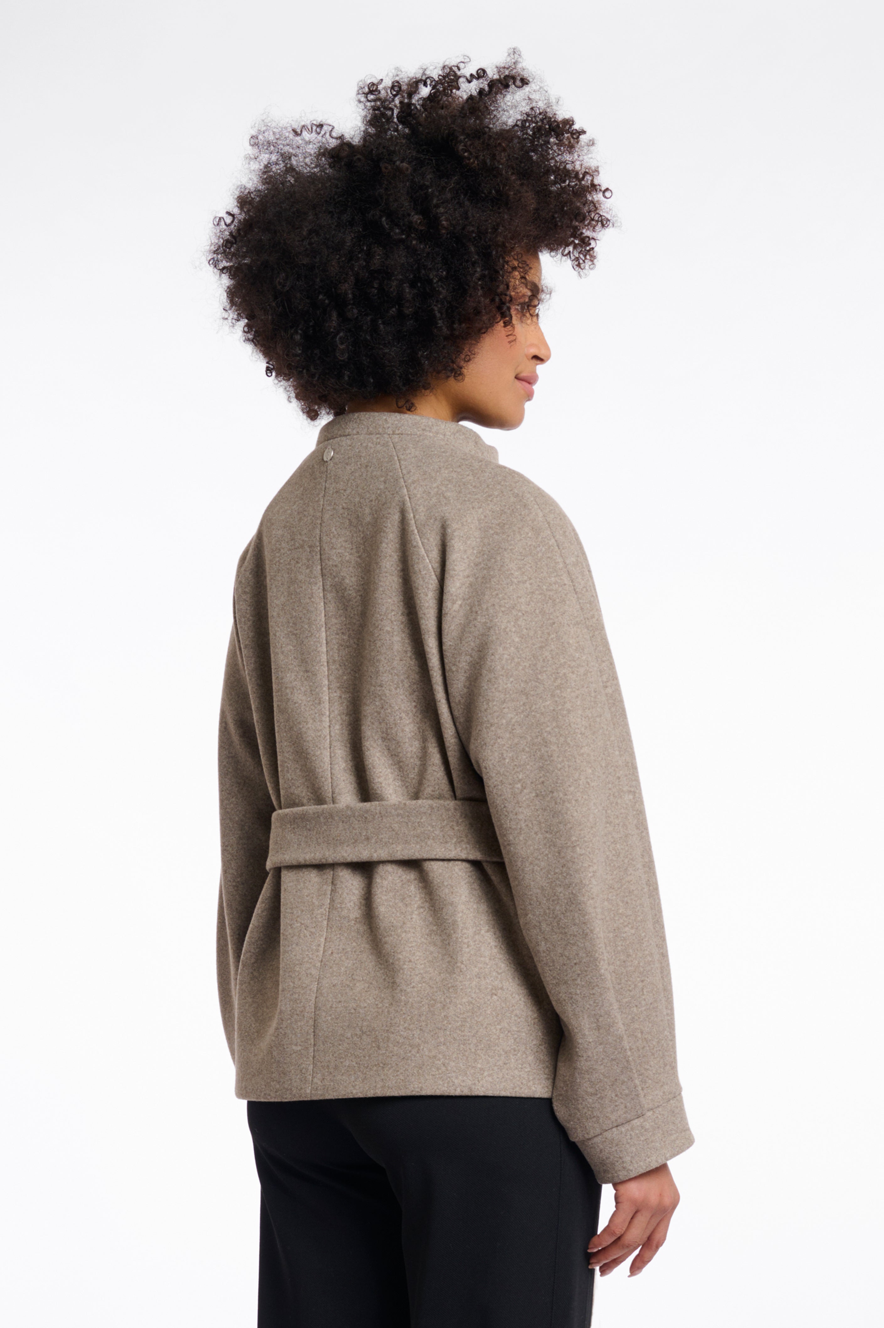Cappotto donna art. Cornelia Rino & Pelle Toffee melange