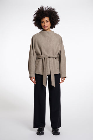 Cappotto donna art. Cornelia Rino & Pelle Toffee melange