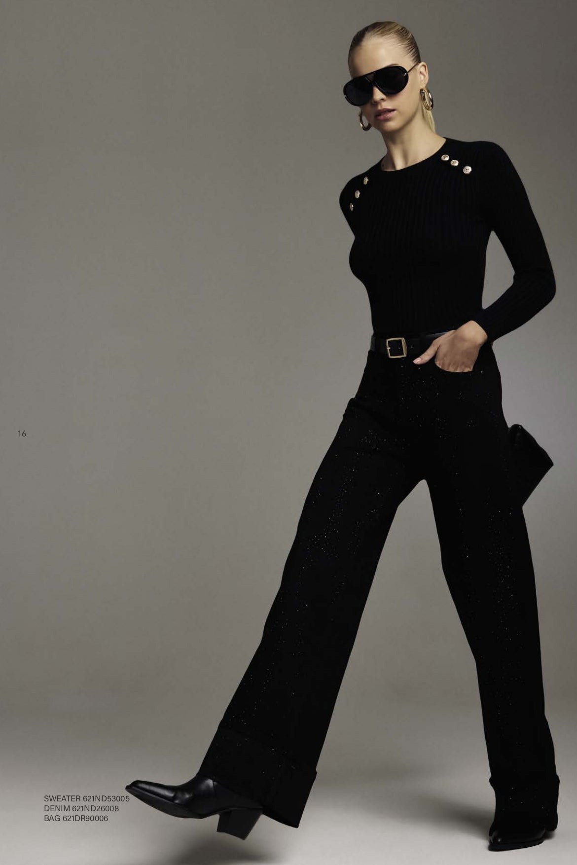 Pantalone denim donna - art. 621ND26008 - Denny Rose Autunno Inverno 2026