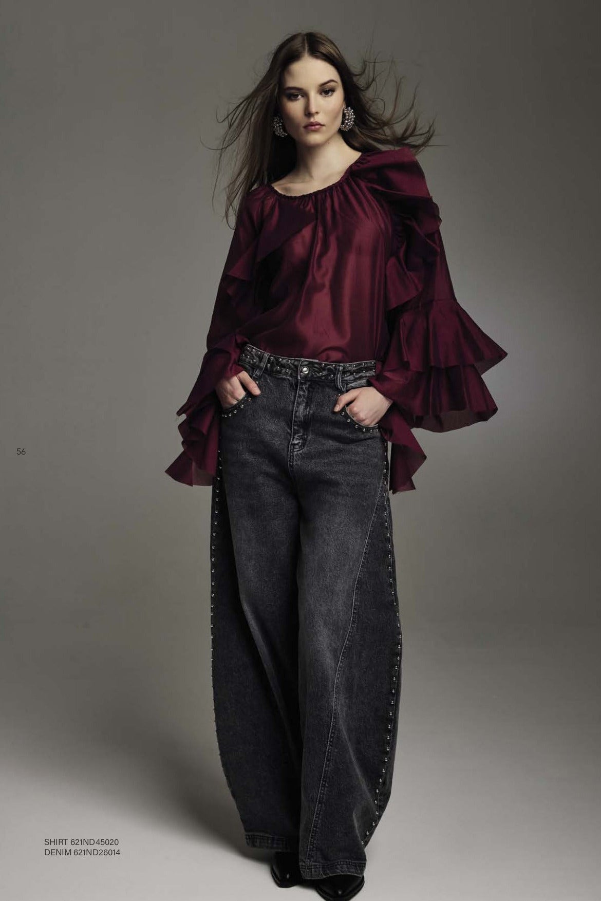 Pantalone denim donna - art. 621ND26014 - Denny Rose Autunno Inverno 2026