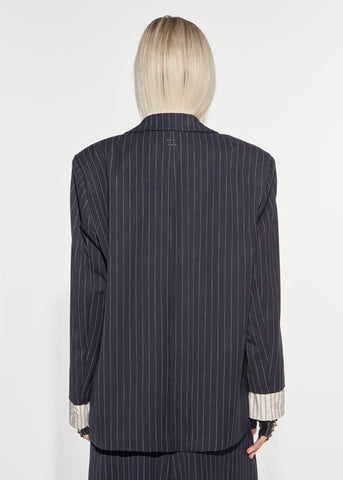 Blazer over Academy gessato Denny Rose 621DD35025