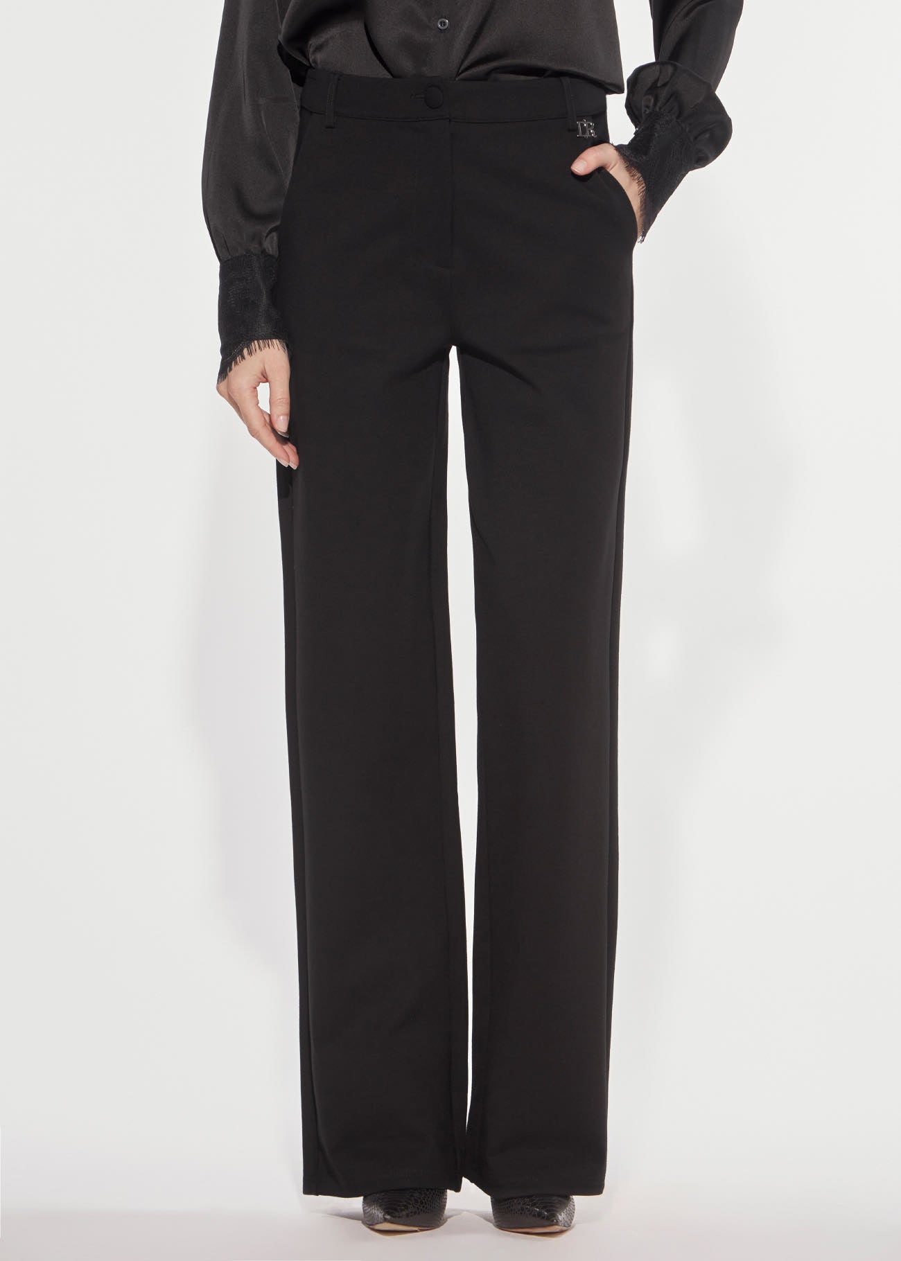 Pantalone punto milano Denny Rose 621DD24006