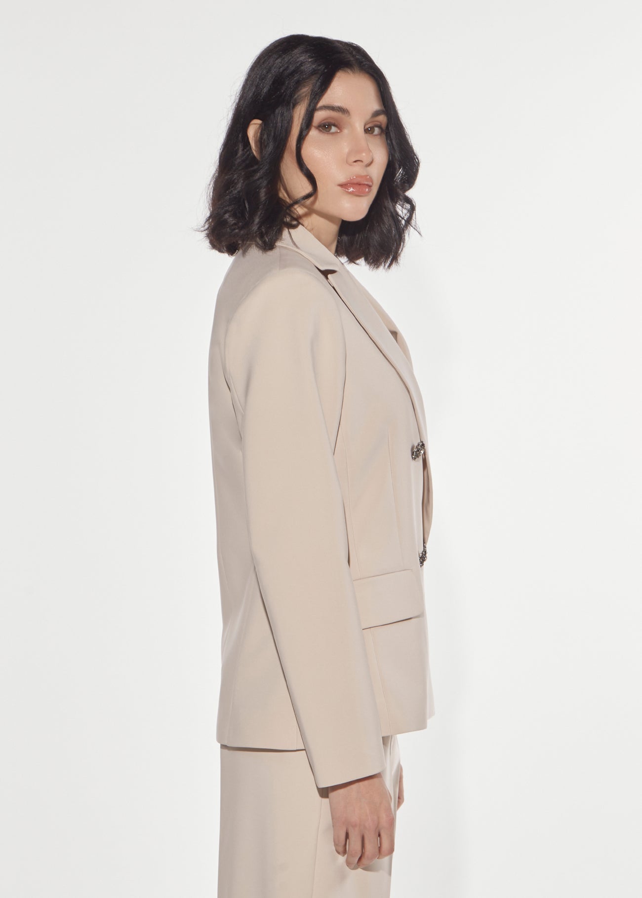 Blazer doppiopetto bottoni gioiello Denny Rose 621DD35030