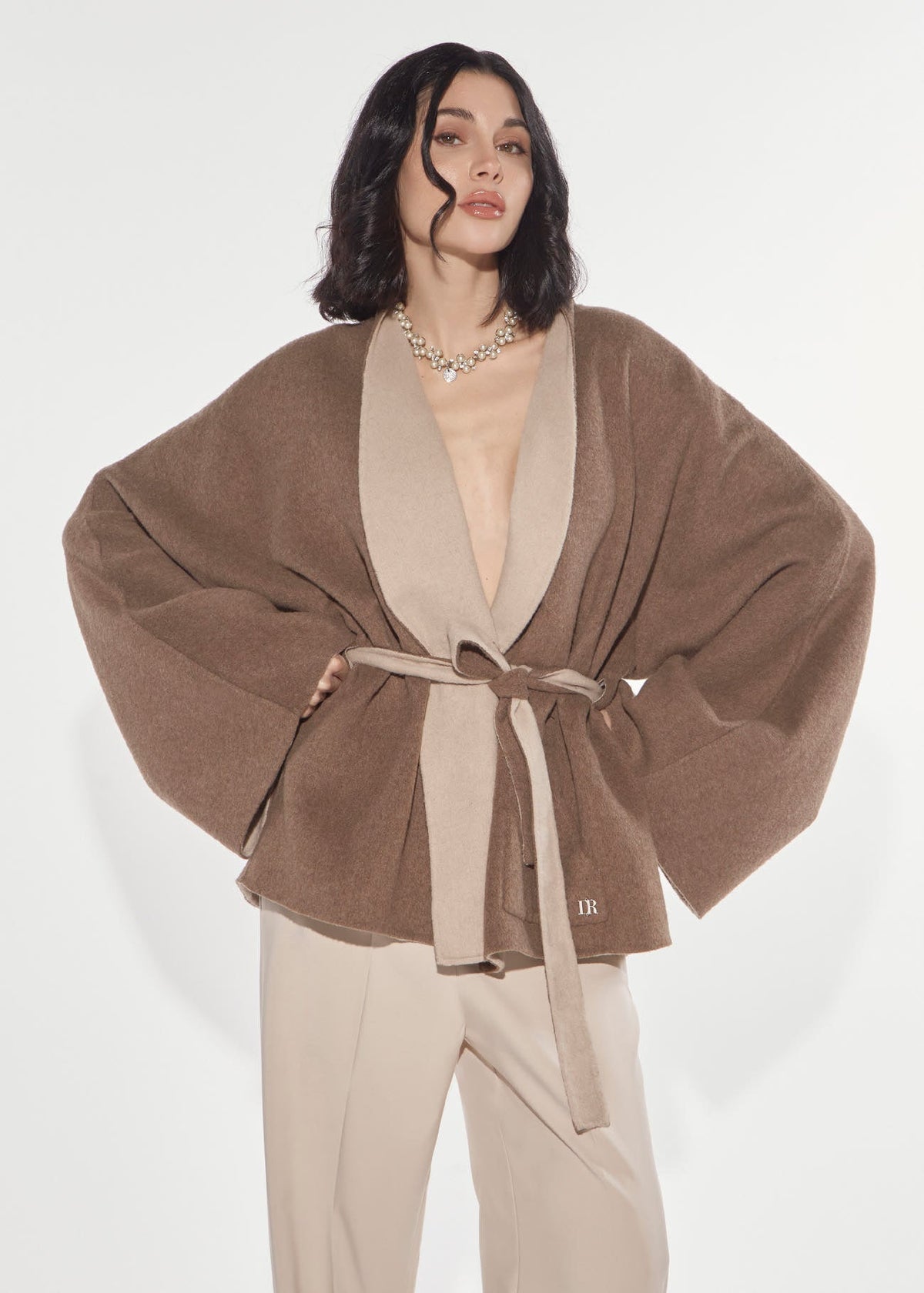 Caban kimono double-face Denny Rose 621DD35007
