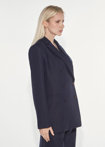 Blazer doppiopetto spinato Denny Rose 621DD35014