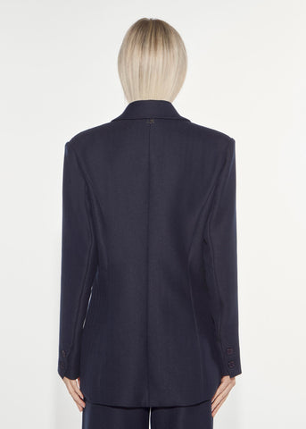 Blazer doppiopetto spinato Denny Rose 621DD35014
