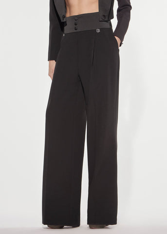 Pantalone palazzo fascia raso Denny Rose 621DD25016