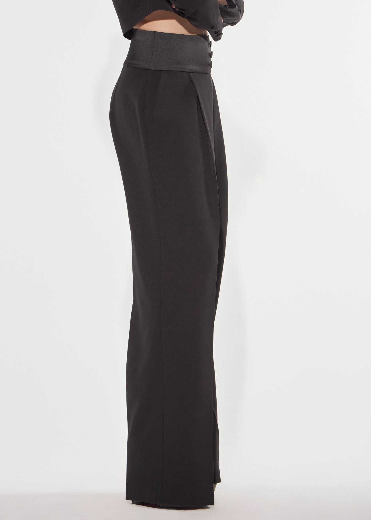 Pantalone palazzo fascia raso Denny Rose 621DD25016