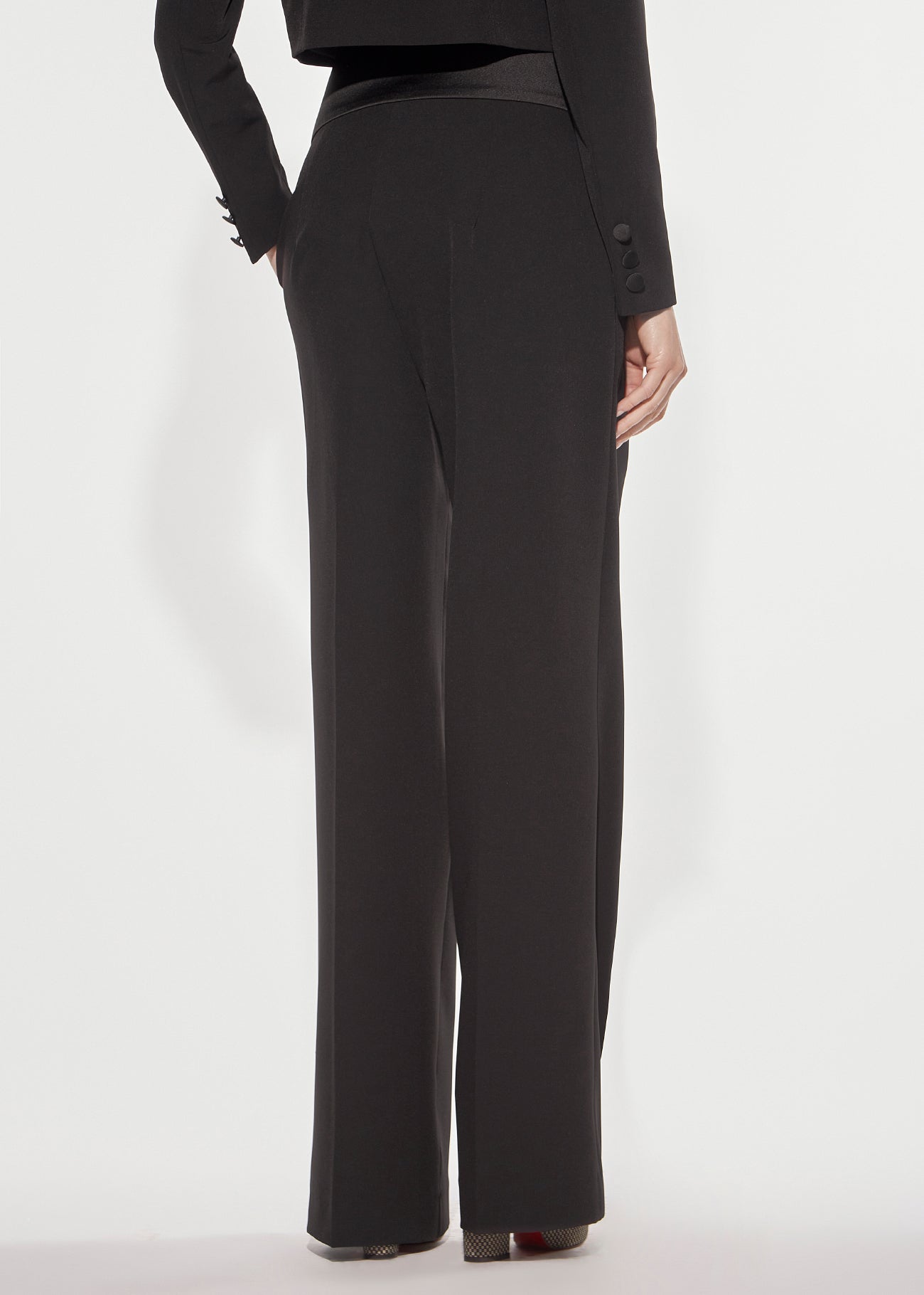 Pantalone palazzo fascia raso Denny Rose 621DD25016