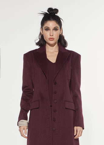 Cappotto lungo misto lana Denny Rose 621DD35005