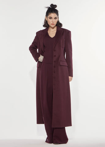 Cappotto lungo misto lana Denny Rose 621DD35005