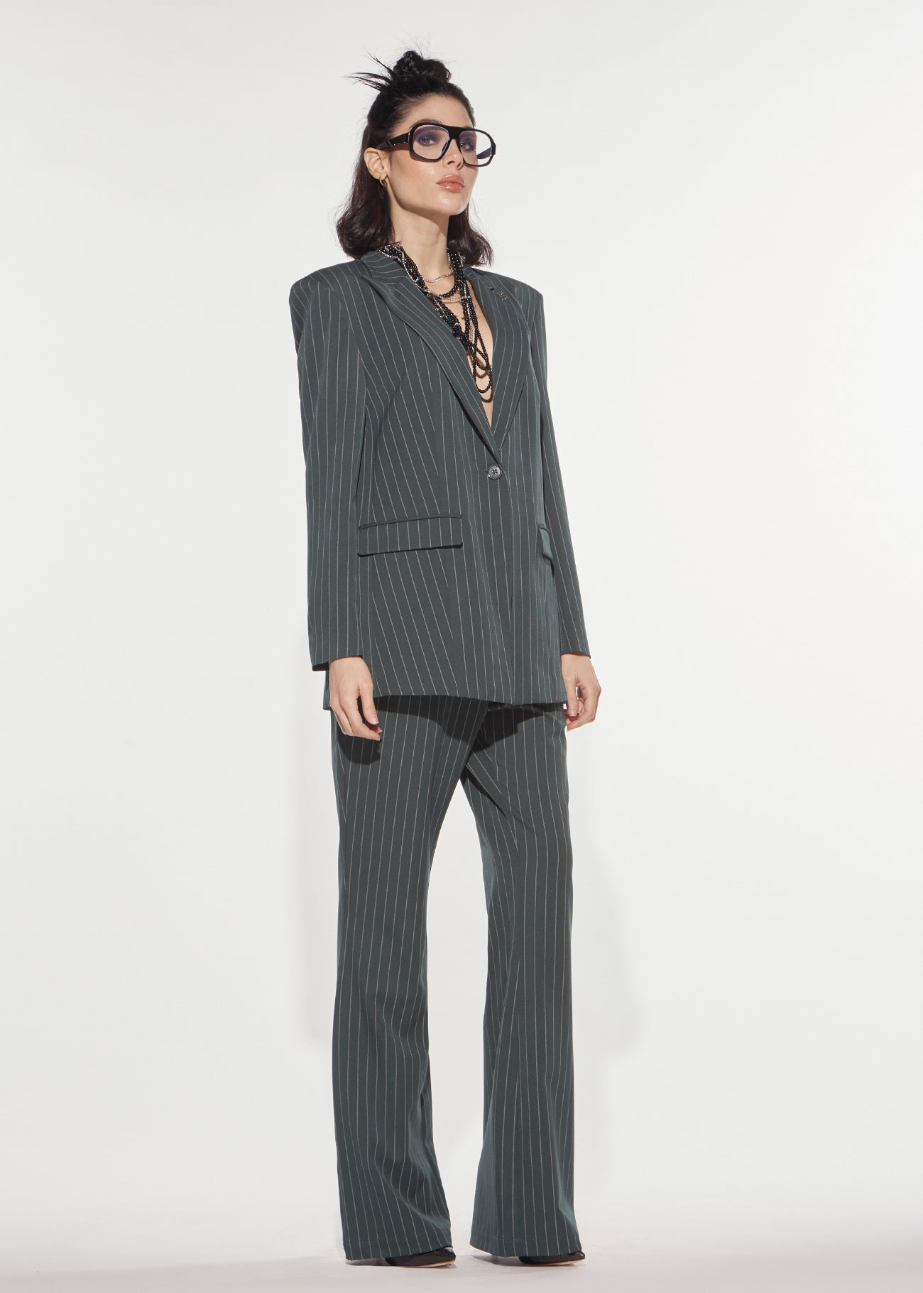 Blazer over gessato Denny Rose 621DD35004