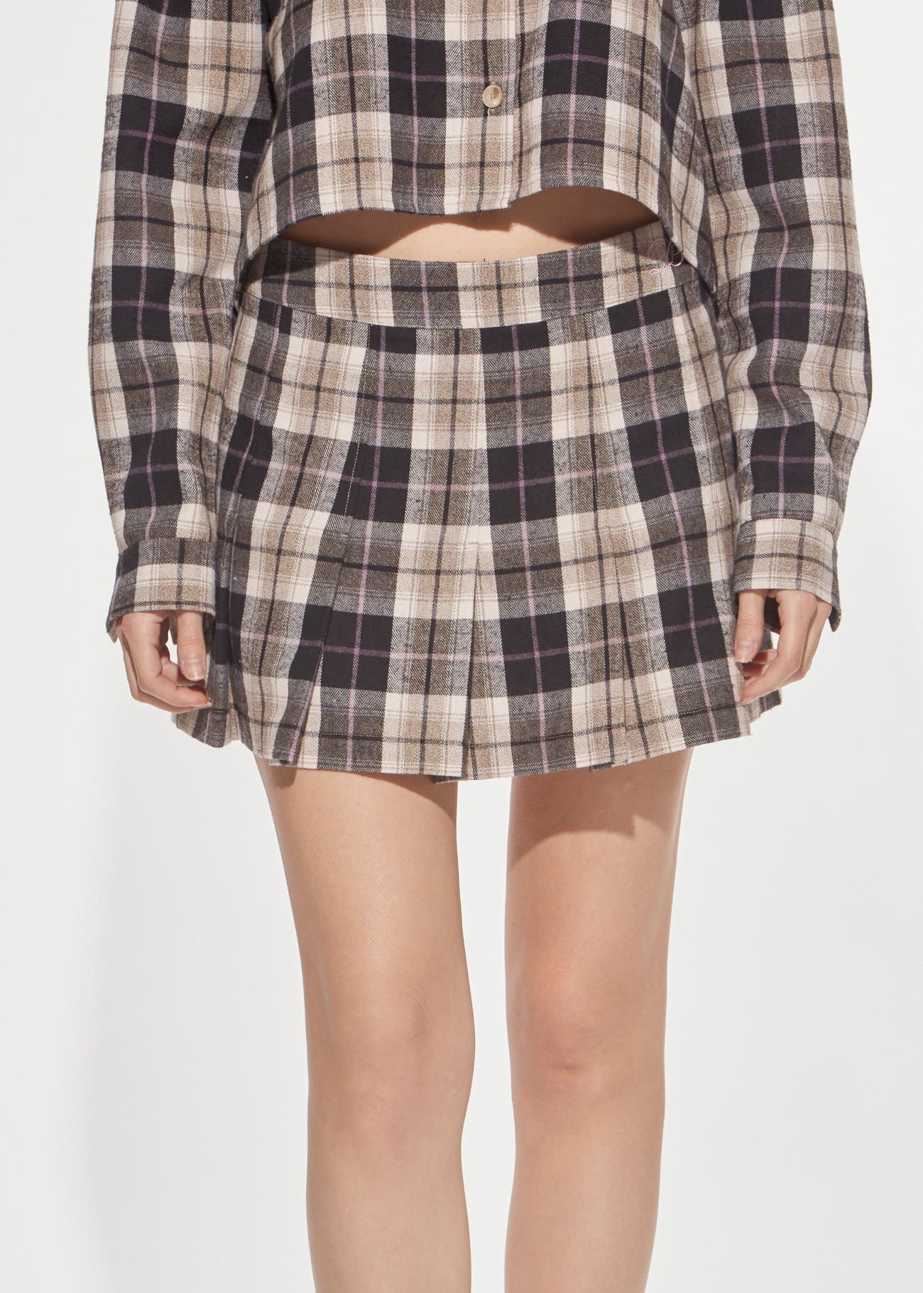 Minigonna flanella tartan Denny Rose 621DD75005