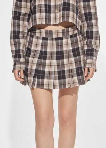 Minigonna flanella tartan Denny Rose 621DD75005