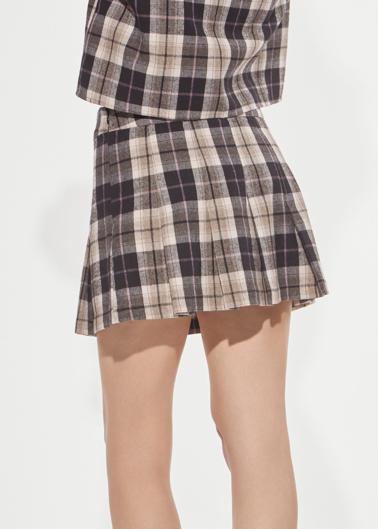 Minigonna flanella tartan Denny Rose 621DD75005