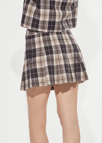 Minigonna flanella tartan Denny Rose 621DD75005