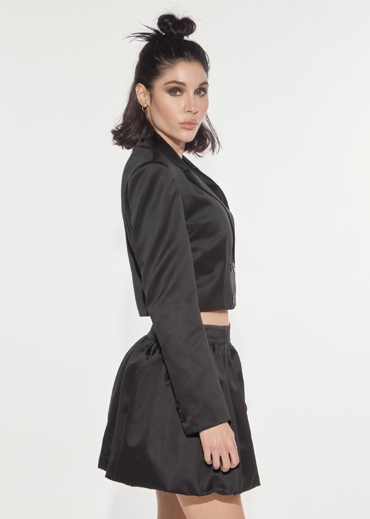 Blazer cropped duchesse Denny Rose 621DD35020