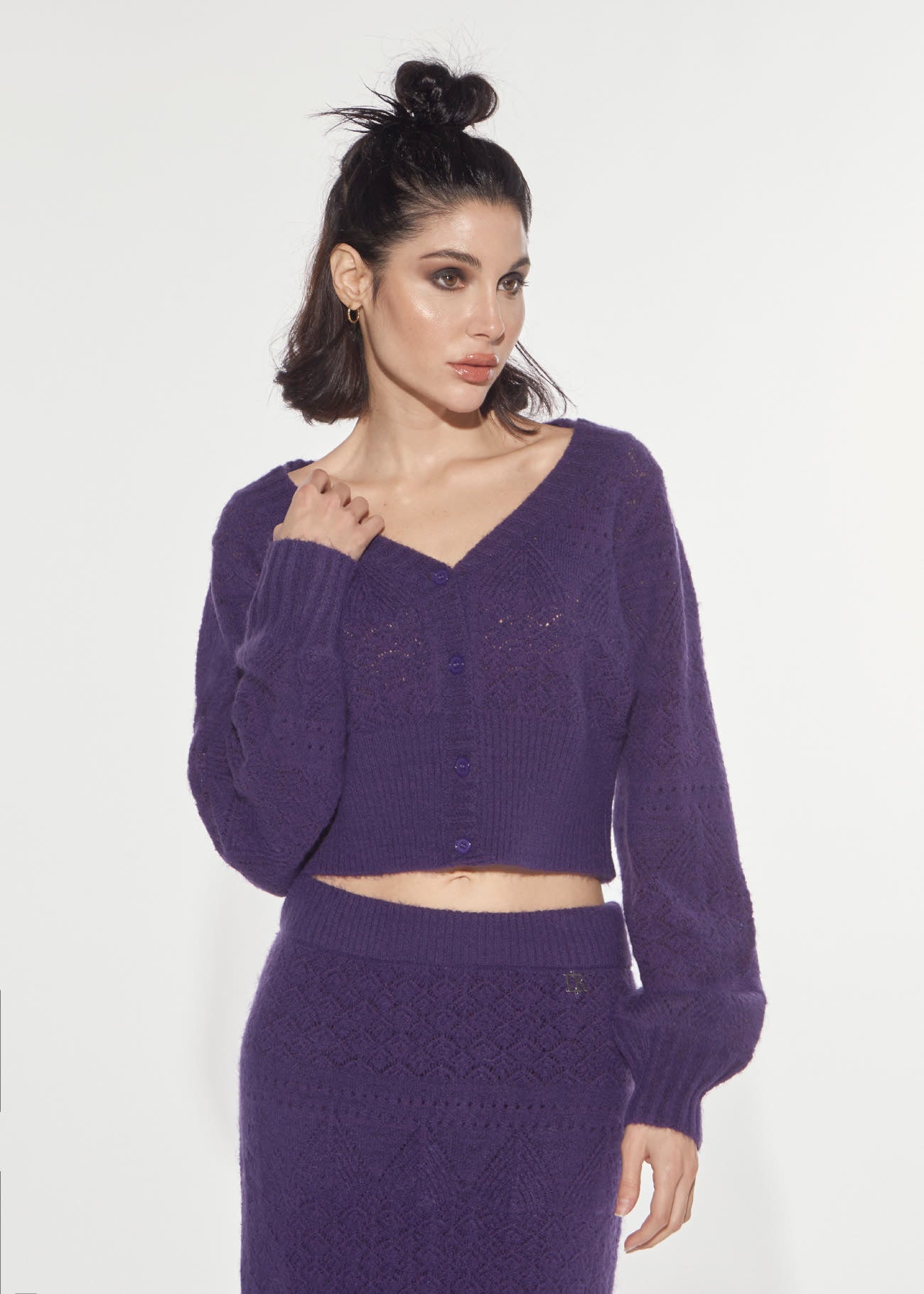 Cardigan punto pizzo Denny Rose 621DD53003