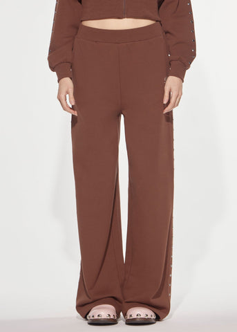 Pantalone felpa borchie Denny Rose 621DD24007