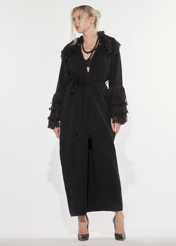 Cappotto maglia frange Denny Rose 621DD33002
