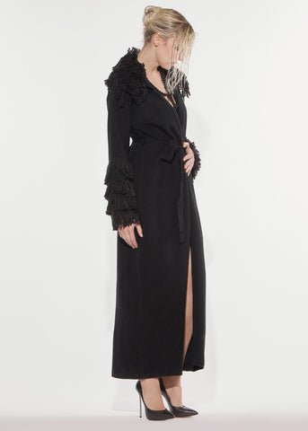 Cappotto maglia frange Denny Rose 621DD33002