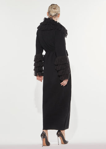 Cappotto maglia frange Denny Rose 621DD33002