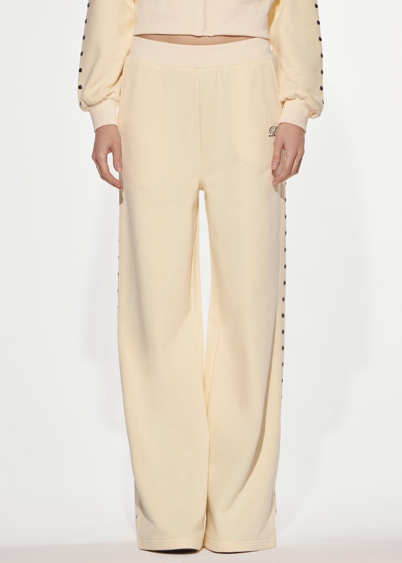 Pantalone felpa borchie Denny Rose 621DD24007
