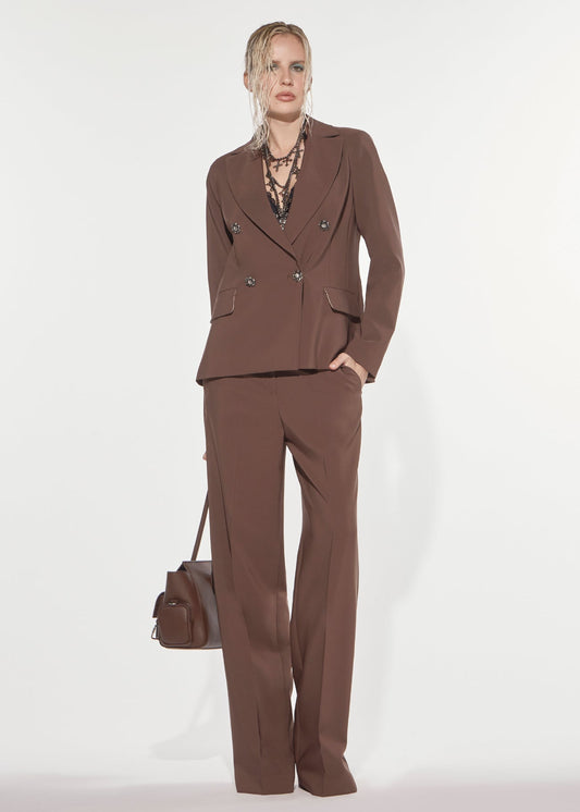 Blazer doppiopetto bottoni gioiello Denny Rose 621DD35030