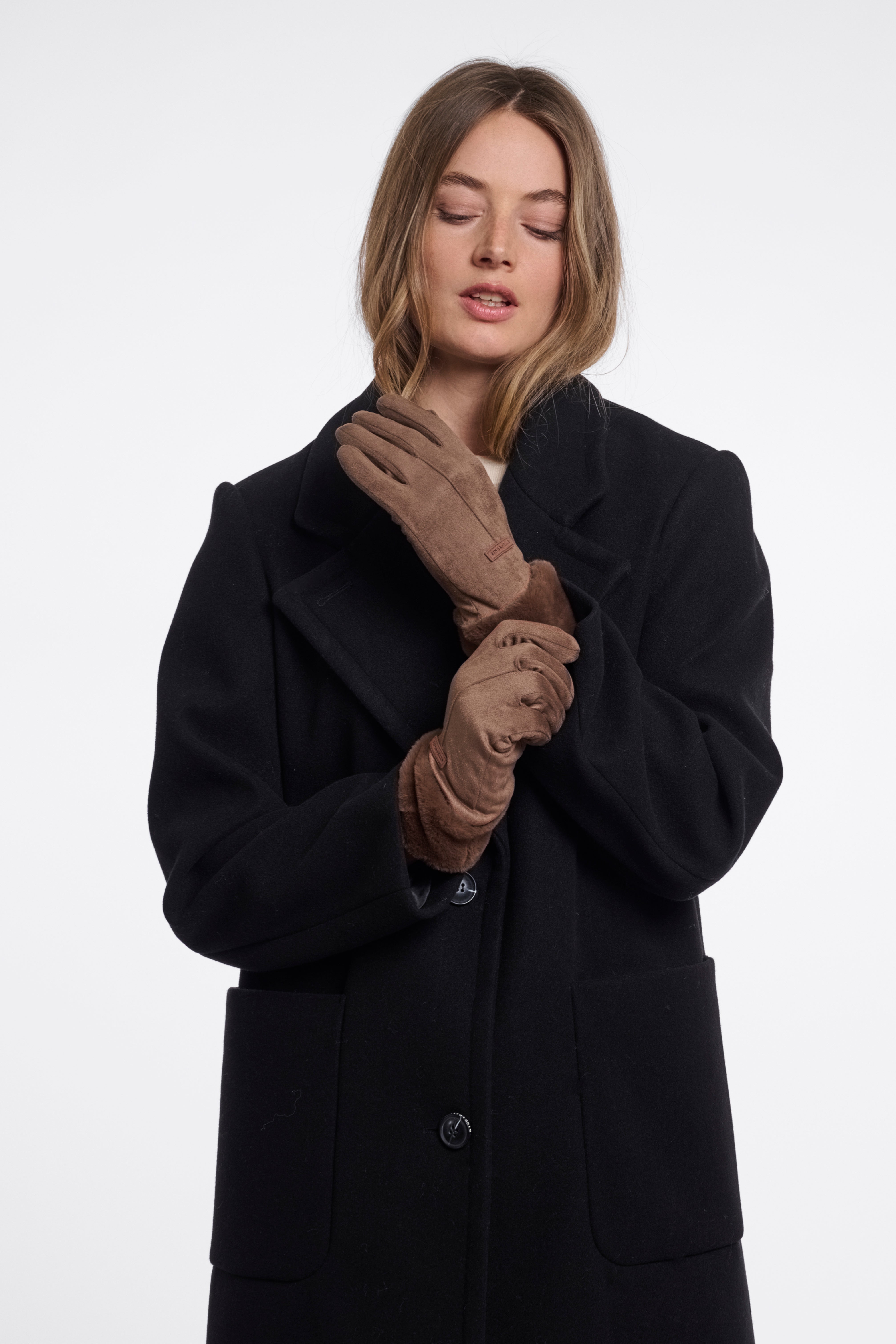 Guanti donna art. Danzo Rino & Pelle Brown russet