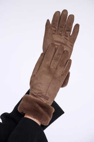 Guanti donna art. Danzo Rino & Pelle Brown russet