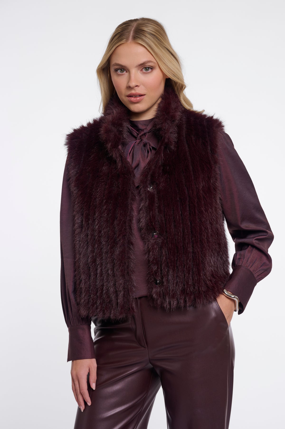 Cappotto donna art. Dava Rino & Pelle Chocolate bean