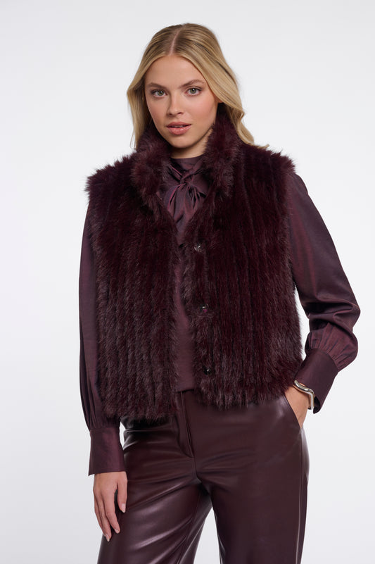 Cappotto donna art. Dava Rino & Pelle Chocolate bean