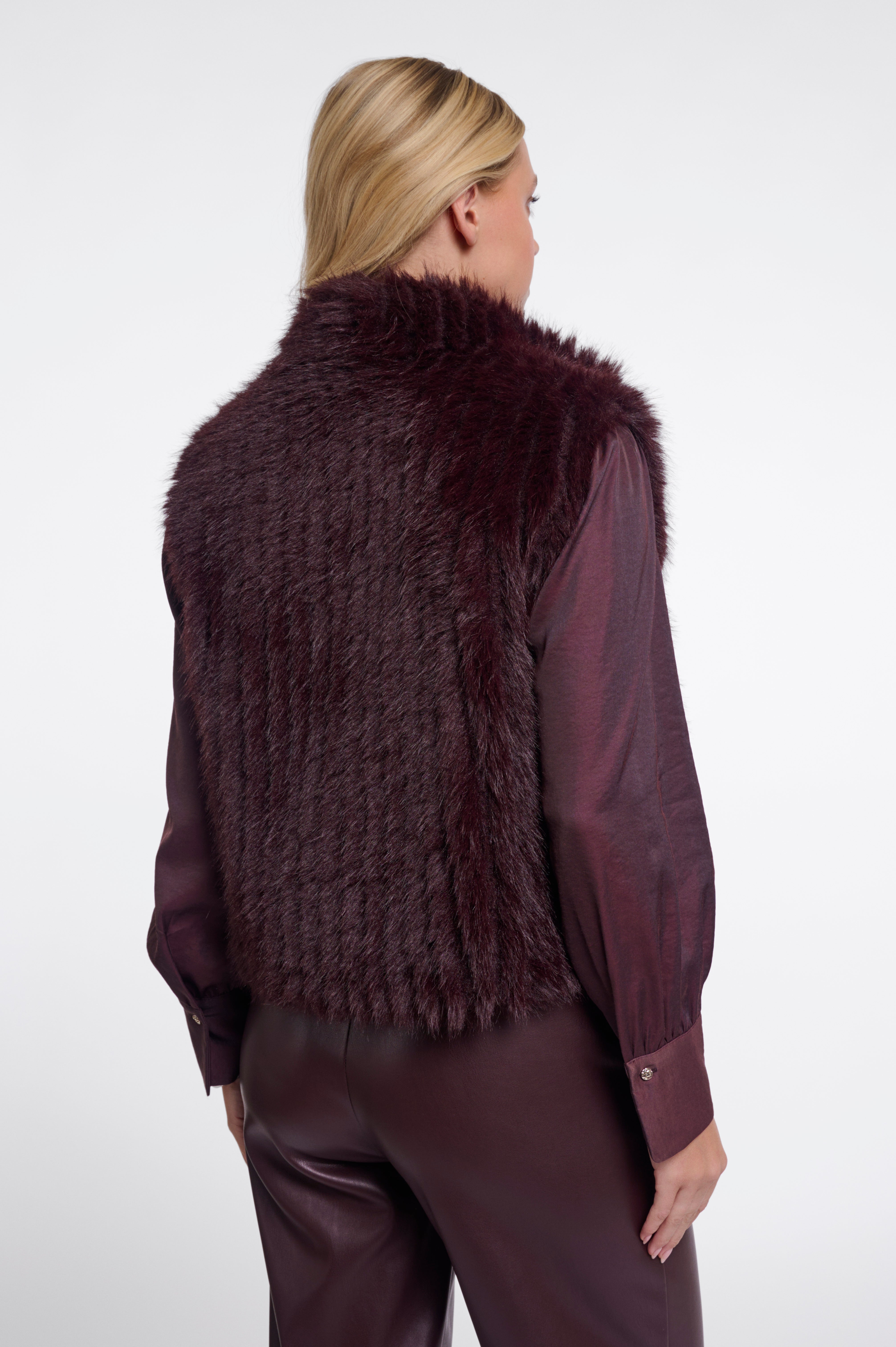 Cappotto donna art. Dava Rino & Pelle Chocolate bean