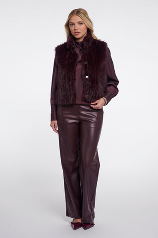 Cappotto donna art. Dava Rino & Pelle Chocolate bean